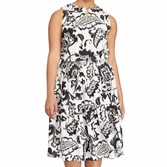 Lauren Ralph Lauren Dresses & Skirts - Ralph Lauren Sleeveless Floral Dress Size 2X NWOT